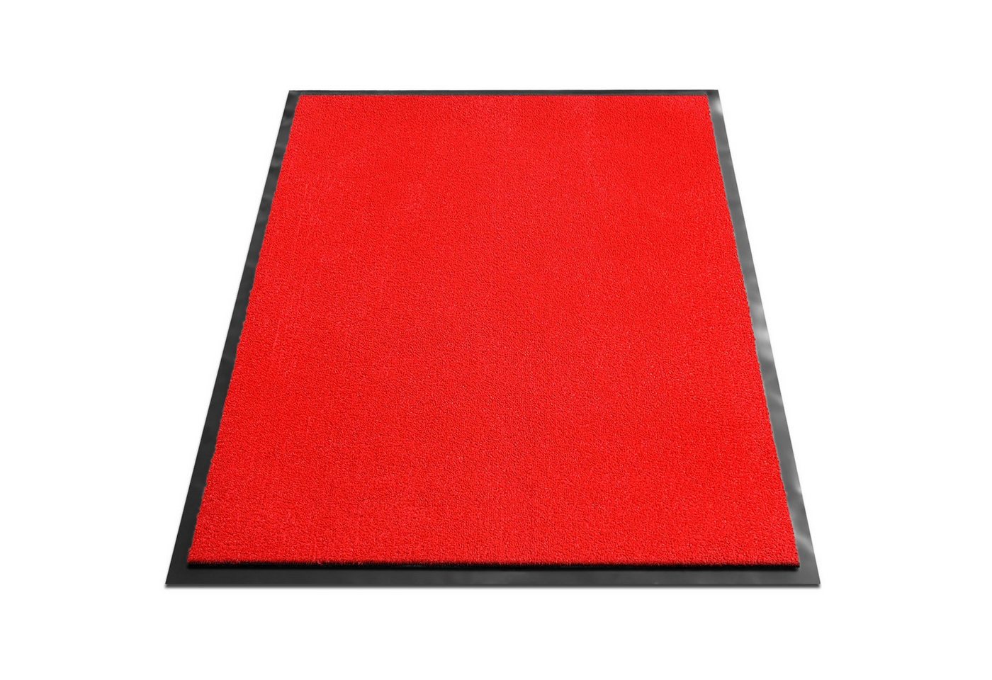 Floordirekt Fußmatte Monochrom, Rutschfeste Schmutzfangmatte Indoor, 30°C Maschinenwaschbar, Rechteckig, Höhe: 7 mm, Geeignet für Trockner & Fußbodenheizungen,  – Bild 2 von 5