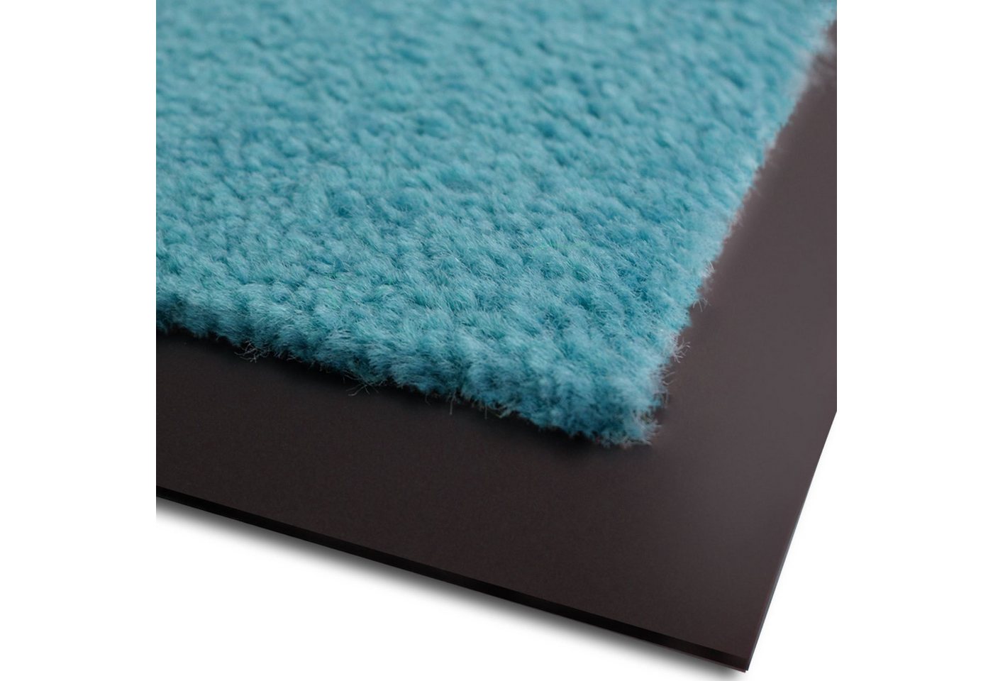 Floordirekt Fußmatte Monochrom, Rutschfeste Schmutzfangmatte Indoor, 30°C Maschinenwaschbar, Rechteckig, Höhe: 7 mm, Geeignet für Trockner & Fußbodenheizungen,  – Bild 4 von 5