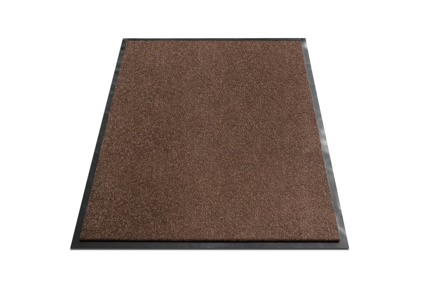 Floordirekt Fußmatte Monochrom, Rutschfeste Schmutzfangmatte Indoor, 30°C Maschinenwaschbar, Rechteckig, Höhe: 7 mm, Geeignet für Trockner & Fußbodenheizungen,  – Bild 2 von 5