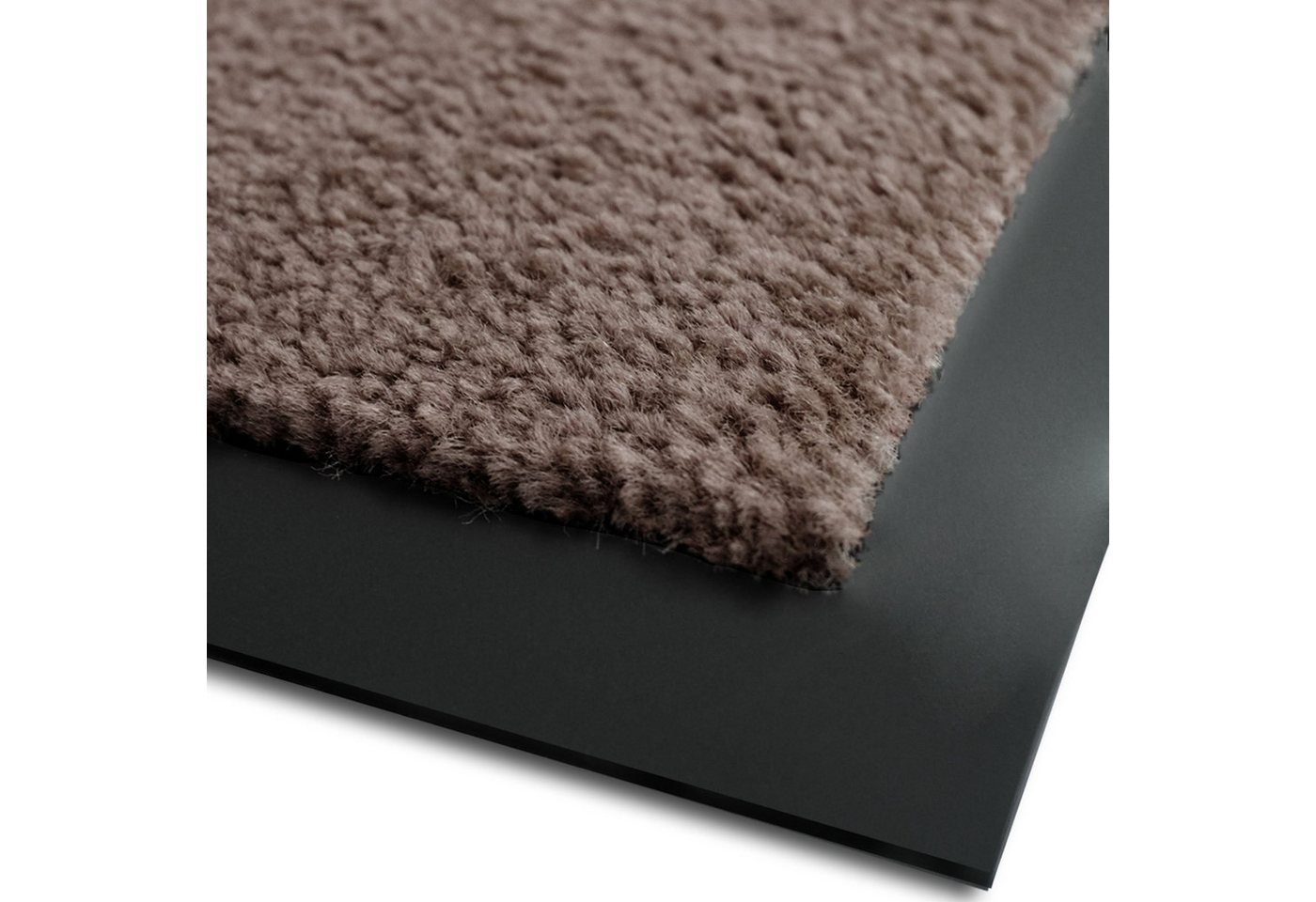Floordirekt Fußmatte Monochrom, Rutschfeste Schmutzfangmatte Indoor, 30°C Maschinenwaschbar, Rechteckig, Höhe: 7 mm, Geeignet für Trockner & Fußbodenheizungen,  – Bild 4 von 5