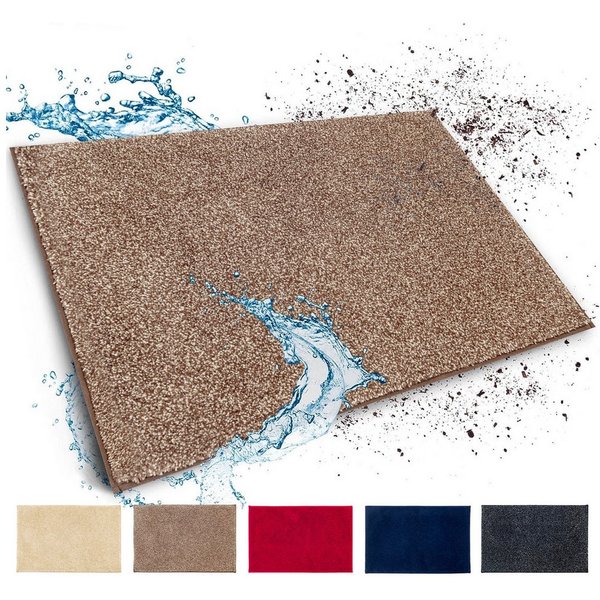 Floordirekt Fußmatte Nasa Schmutzfangmatte, rechteckig, Höhe: 14 mm, waschbar bei 30 Grad, schmutzabsorbierend
