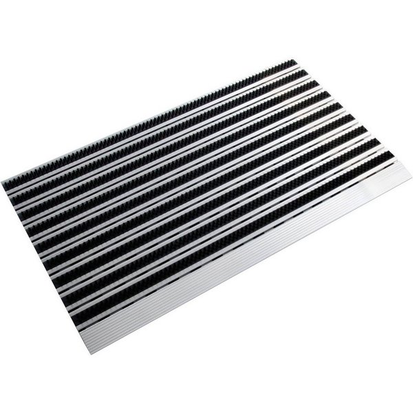Floordirekt Fußmatte Profi Brush Slim, 50x80 cm, Schmutzfangmatte, rechteckig, Höhe: 14 mm, Extra flach