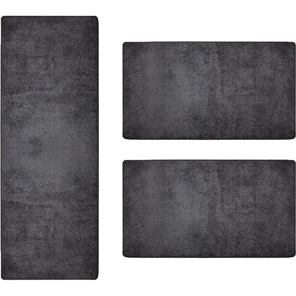 Floordirekt Hochflor-Bettumrandung Sundae, 6 Farben & 3 Größen, Teppichläufer, ideal im Schlafzimmer, Höhe 13.5 mm, (3-tlg), Velours