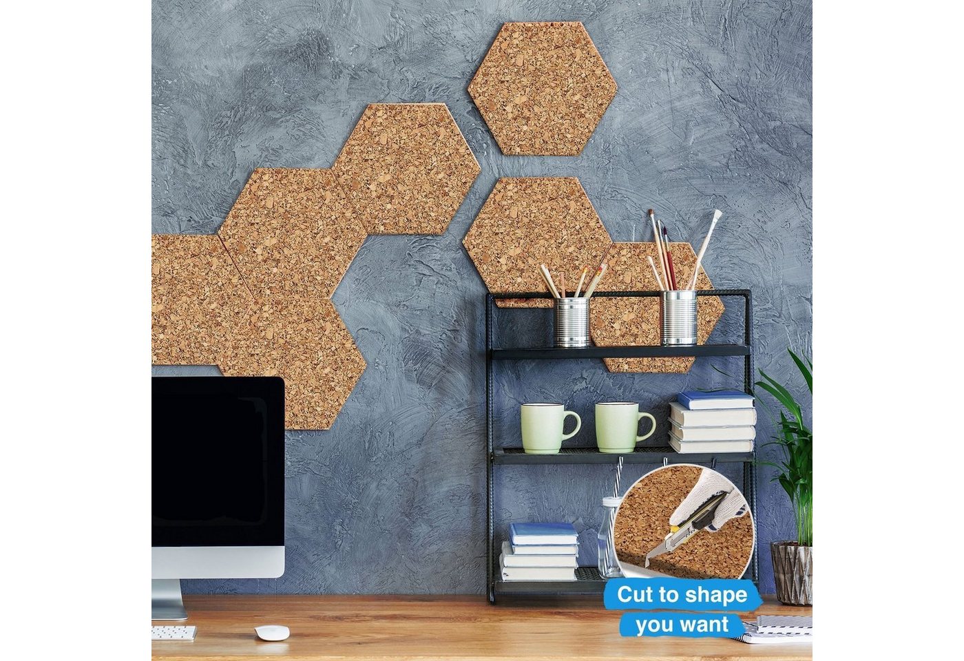 Floordirekt Korkrolle Natur, verschiedene Größen, Rollenkork, Korkwand, recyclebar – Bild 4 von 4