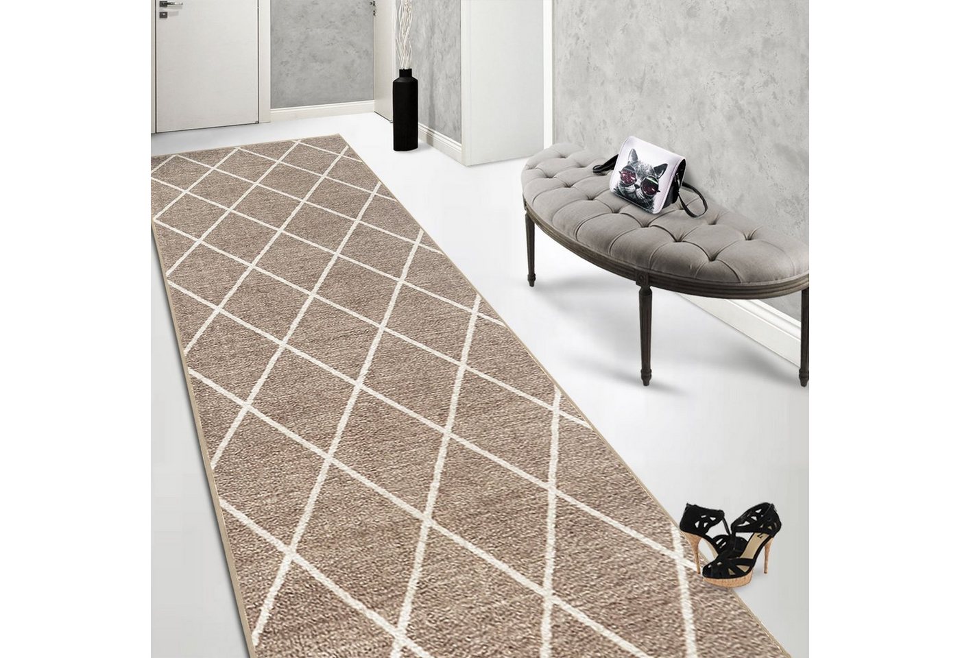 Floordirekt Läufer Cosenza, Teppichläufer erhältlich in vielen Farben & Größen, rechteckig – Bild 3 von 3