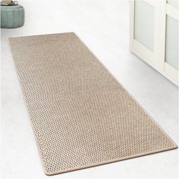 Floordirekt Läufer Kalkutta, robuste & strapazierfähige Sisal-Naturfaser, Rutschfest, rechteckig, Höhe: 5 mm, Sisal Teppichläufer in Boho-Style für alle Räume -
