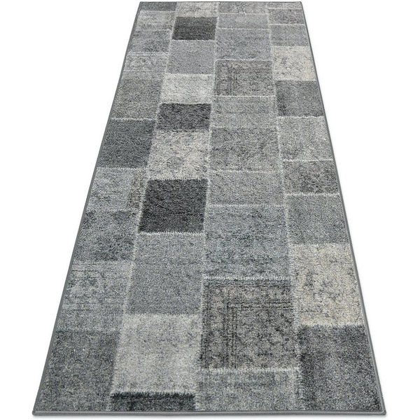 Floordirekt Läufer Monsano, Teppichläufer erhältlich in 2 Farben & vielen Größen, rechteckig, Höhe: 7 mm, Patchwork-Design