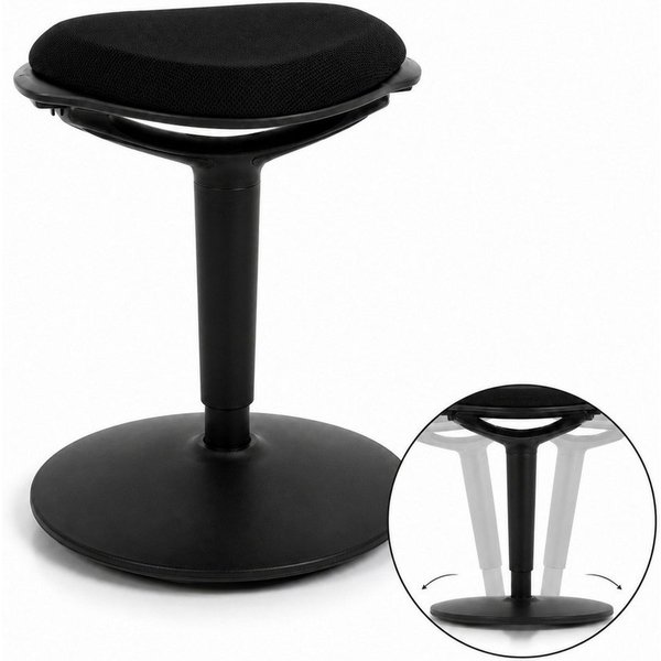 Floordirekt Sitzhocker Ergonomischer Elio höhenverstellbar 360° drehbar mit Wippfunktion, Ergonomisches Design
