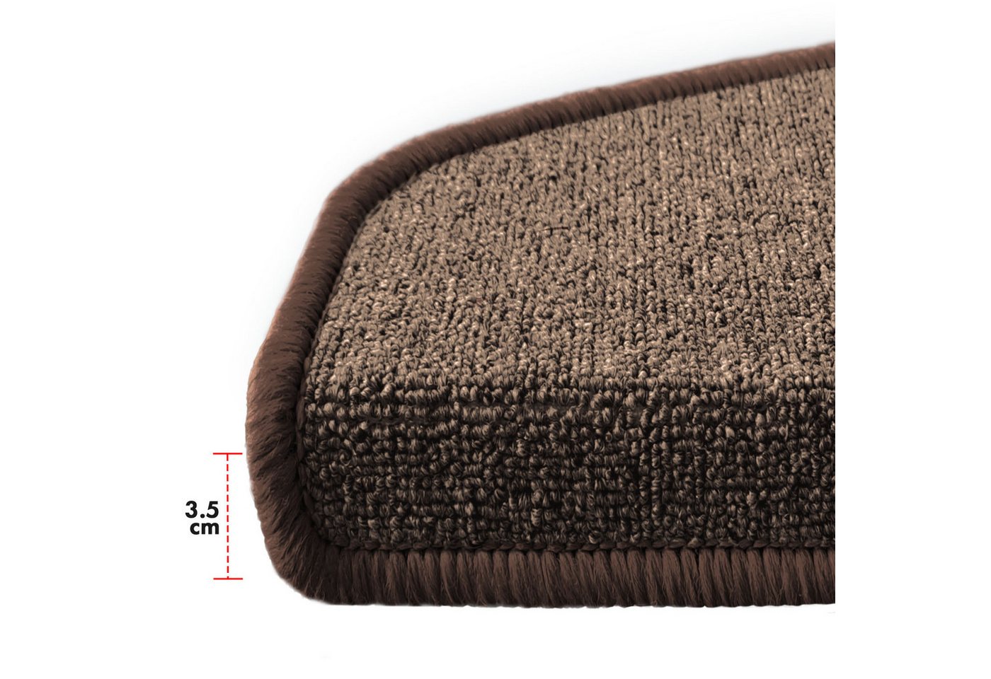Floordirekt Stufenmatte London Pro, Im modernen Design, Halbrund, Rutschhemmende Oberfläche – Bild 3 von 5