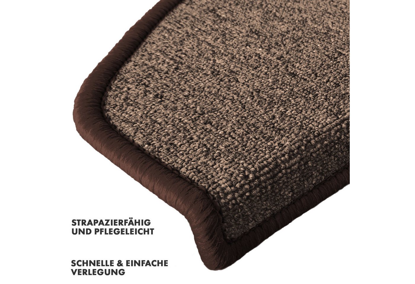 Floordirekt Stufenmatte London Pro, Im modernen Design, Halbrund, Rutschhemmende Oberfläche – Bild 4 von 5