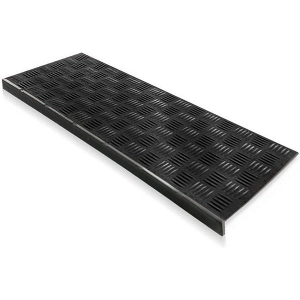 Floordirekt Stufenmatte Madras, 25x65 cm, Treppenschutz, Außentreppenschutz, rechteckig, aus Gummi