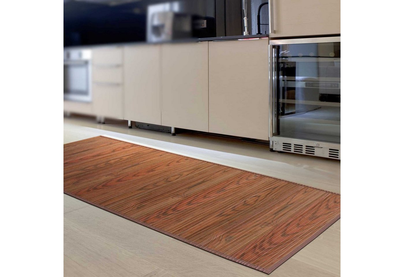 Floordirekt Teppich Magenta, 2 Farben & 7 Größen, Badematte, rechteckig, Bambus – Bild 4 von 5