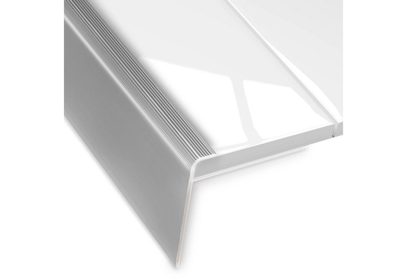 Floordirekt Treppenkantenprofil Safety, verschiedene Farben, F-Form – Bild 2 von 5