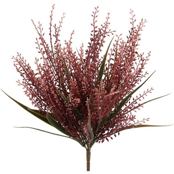 Kunstblume Kunstblume, Erika, Erikabusch, Heidekraut. ca. 33 cm BURGUND, Floratexx GmbH