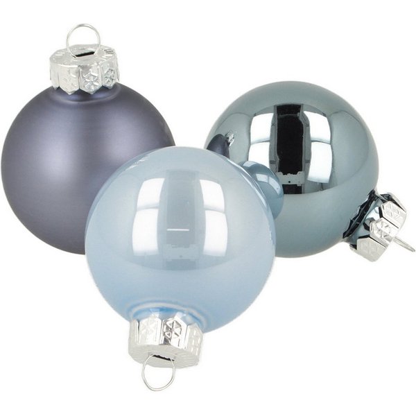 Florists Products Weihnachtsbaumkugel Elegante Glas-Weihnachtskugeln für stilvolle Deko, 24 Stück