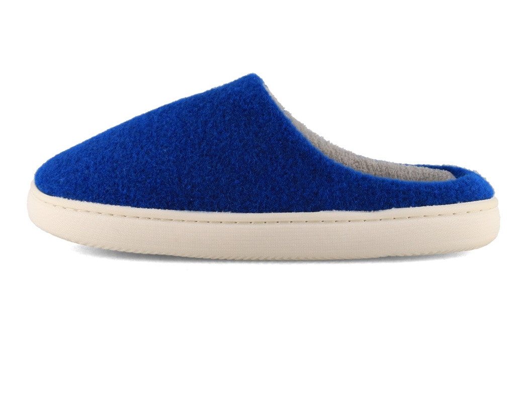 Fluffys Luxora Damen Pantoffeln, blau, warm, weich Hausschuh – Bild 4 von 5