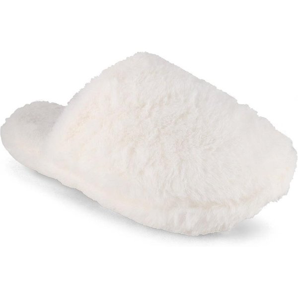 Fluffys Softina Damen Pantoffeln, weiß, warm, weich Hausschuh