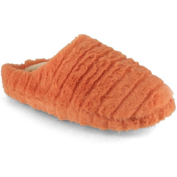 Fluffys Veluna Damen Pantoffeln, orange, warm, weich Hausschuh