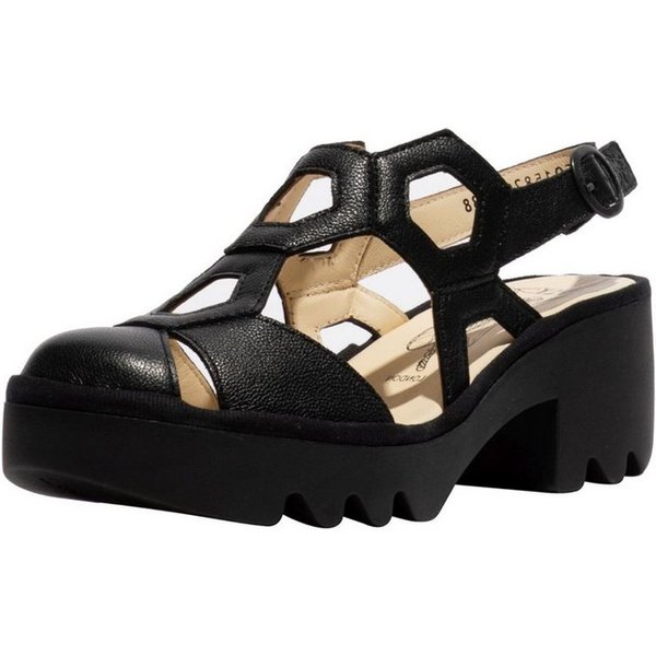 Fly London Fly London Sandalen Leder High-Heel-Sandalette