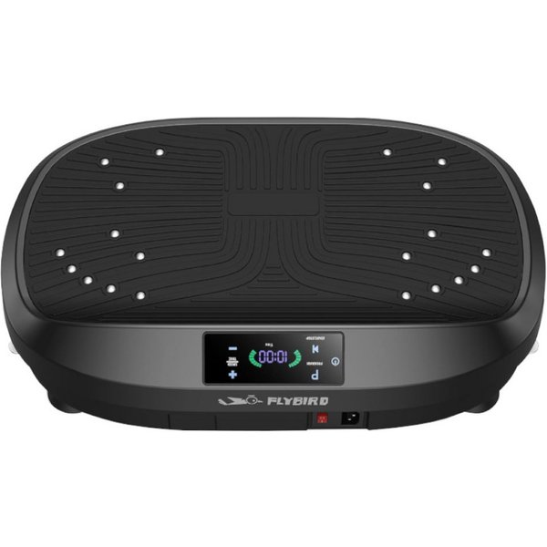 FLYBIRD Vibrationsplatte 120 Leistungsstarke einstellbare Geschwindigkeiten mit 150KG Tragkraft, 120 Intensitätsstufen, (1 tlg), mit Fernbedienung und 2880 U/mi