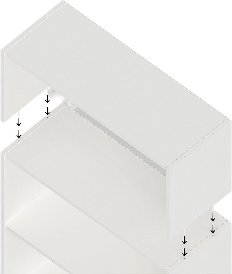 FMD Aufsatzregal Bitz, Aufsatzregal für Regal Bitz oder Schreibtisch – Bild 5 von 5