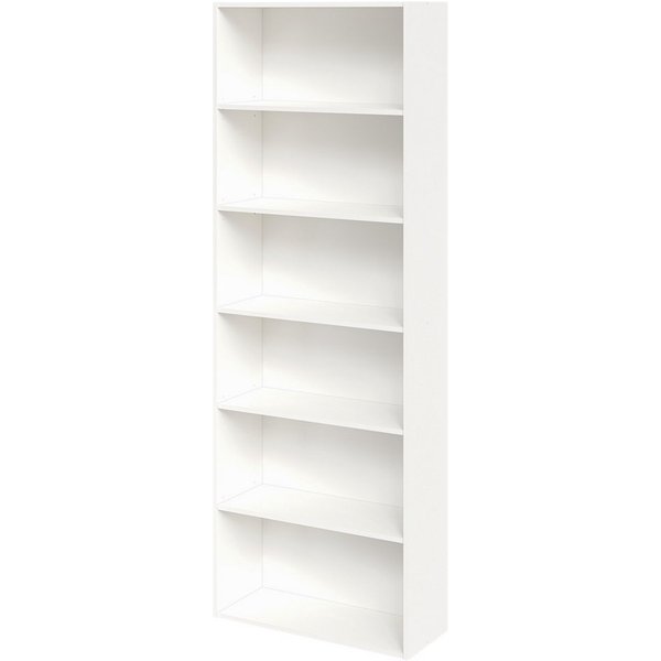 FMD Bücherregal Bitz, offene Fächer, variable Einlegeböden, Breite: 44,4 oder 71,2 cm