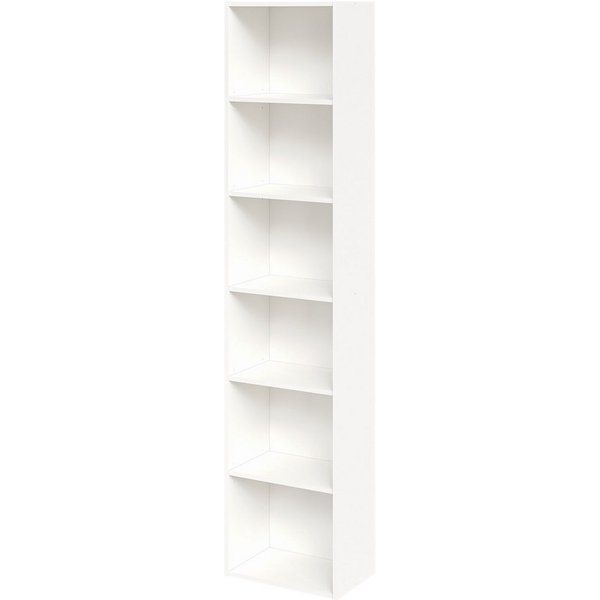 FMD Bücherregal Bitz, offene Fächer, variable Einlegeböden, Breite: 44,4 oder 71,2 cm
