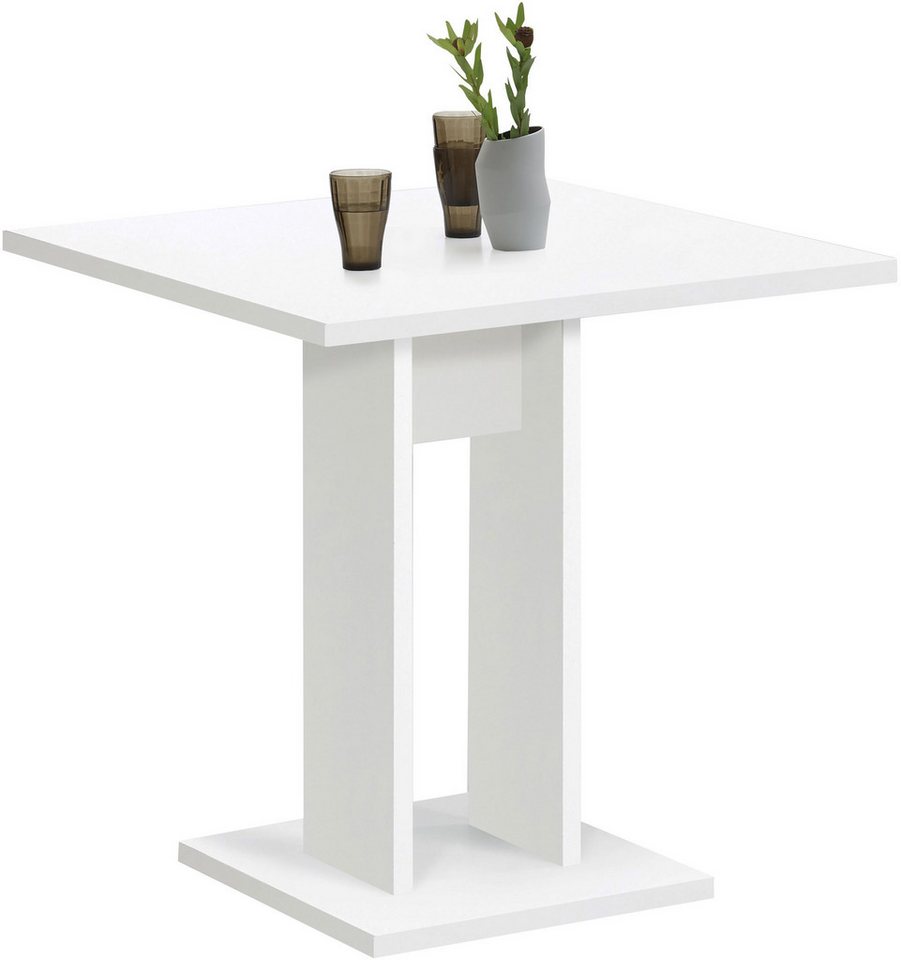 FMD Esstisch Bandol 1, Küchentisch quadratisch, mit stabilem Standfuss, Höhe: 78 cm – Bild 4 von 5
