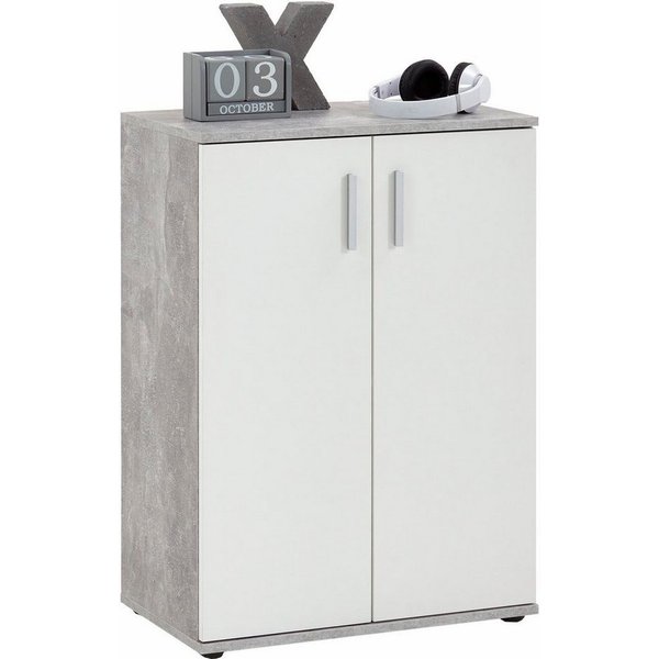 FMD Kommode Albi, Kommode, 2-türig., 1 Innenboden, Breite 60 cm