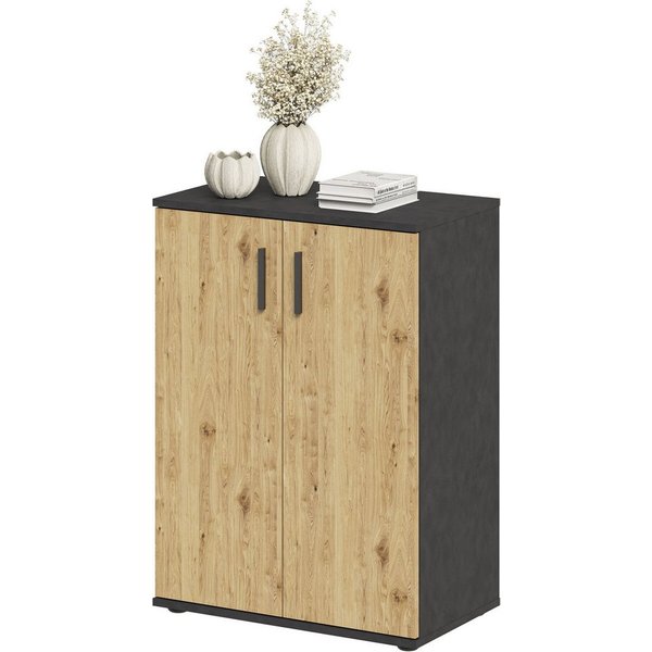 FMD Kommode Albi, Kommode, 2-türig., 1 Innenboden, Breite 60 cm