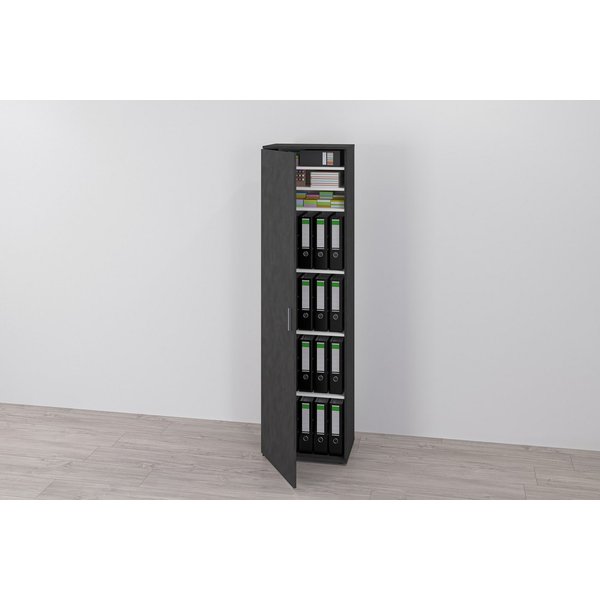 FMD Mehrzweckschrank Inca 1 Flurschr., Aktenschr., verstellb. Böden, mit/ohne Spiegel, B: 50 cm