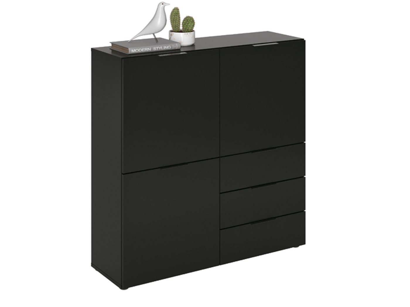 FMD Möbel Kommode 100 x 101 x 32 cm (B/H/T) – Bild 3 von 5