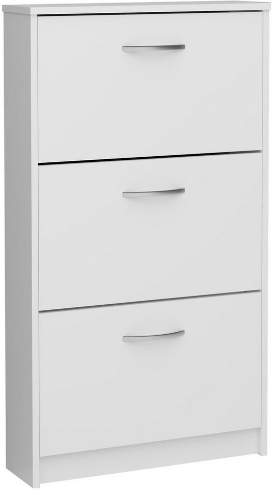 FMD Schuhschrank Step 3 Schuhkipper, 3 Schuhklappen, für schmale Flure, Tiefe: 17 cm – Bild 2 von 5