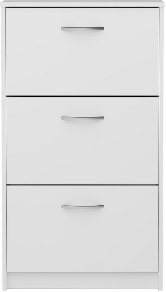 FMD Schuhschrank Step 3 Schuhkipper, 3 Schuhklappen, für schmale Flure, Tiefe: 17 cm – Bild 4 von 5