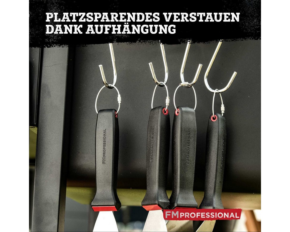 FMprofessional Grillwender Hamburger-Wender, Pizzawender, Grillwender, Küchenhelfer, Edelstahl – Bild 5 von 5
