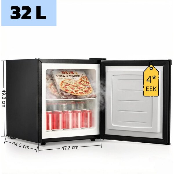 FOHERE Gefrierschrank BD-32, 49.8 cm hoch, 47.3 cm breit