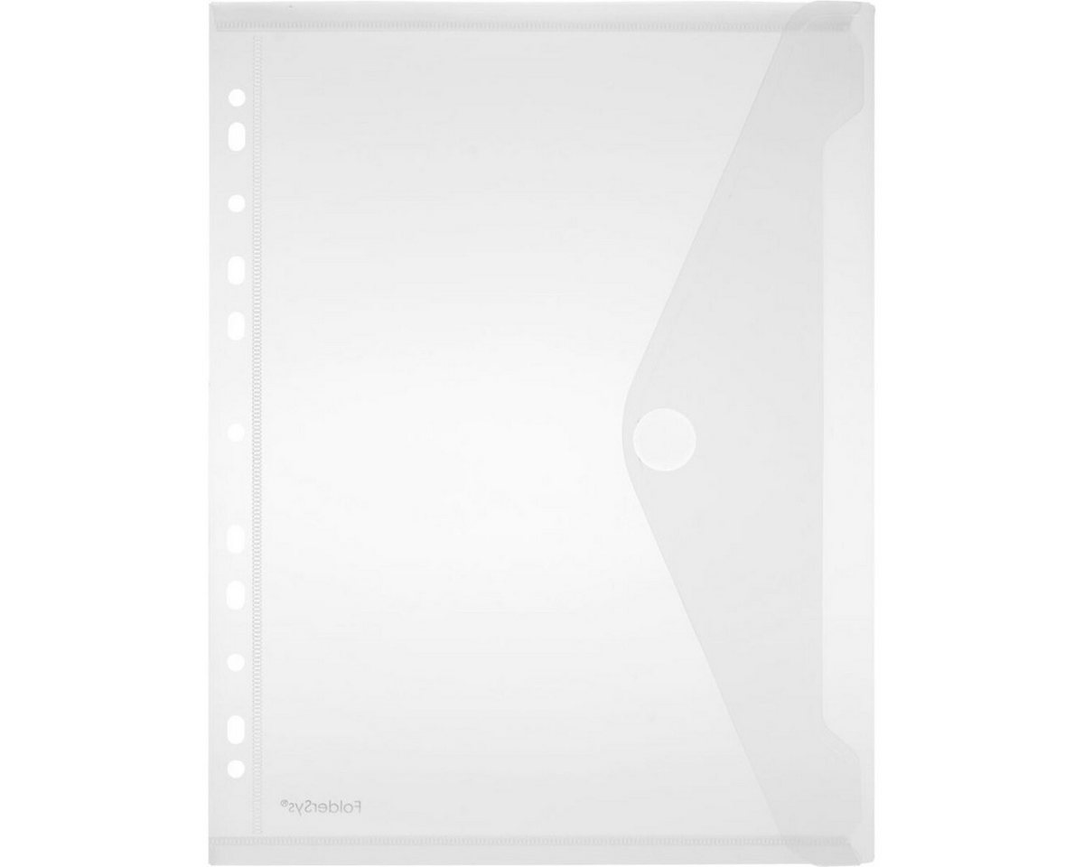 FOLDERSYS Fächermappe Sammelhülle A4 Lochrand transparent – Bild 2 von 2