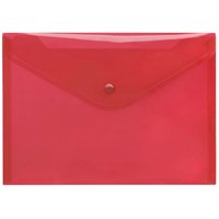 Sammelmappen für A5 transparent rot PP