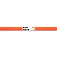 folia Krepppapier-Rollen, 50 cm x 2 m, 10 Rollen, hellrotorange
