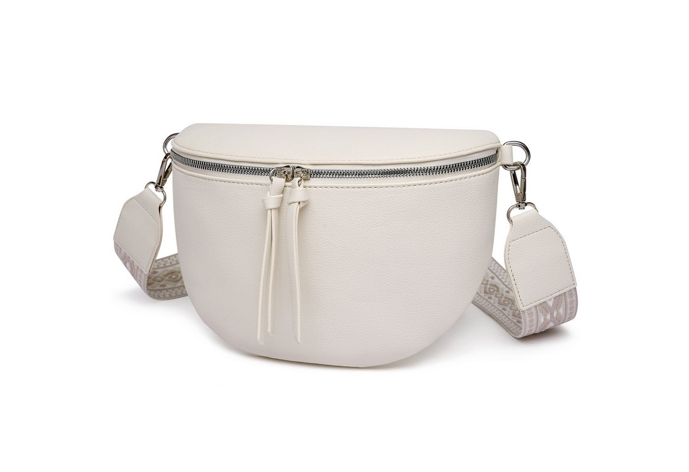 Fomax Bauchtasche aus Kunstleder, Damen Umhängetasche, mit Schulterriemen – Bild 2 von 5