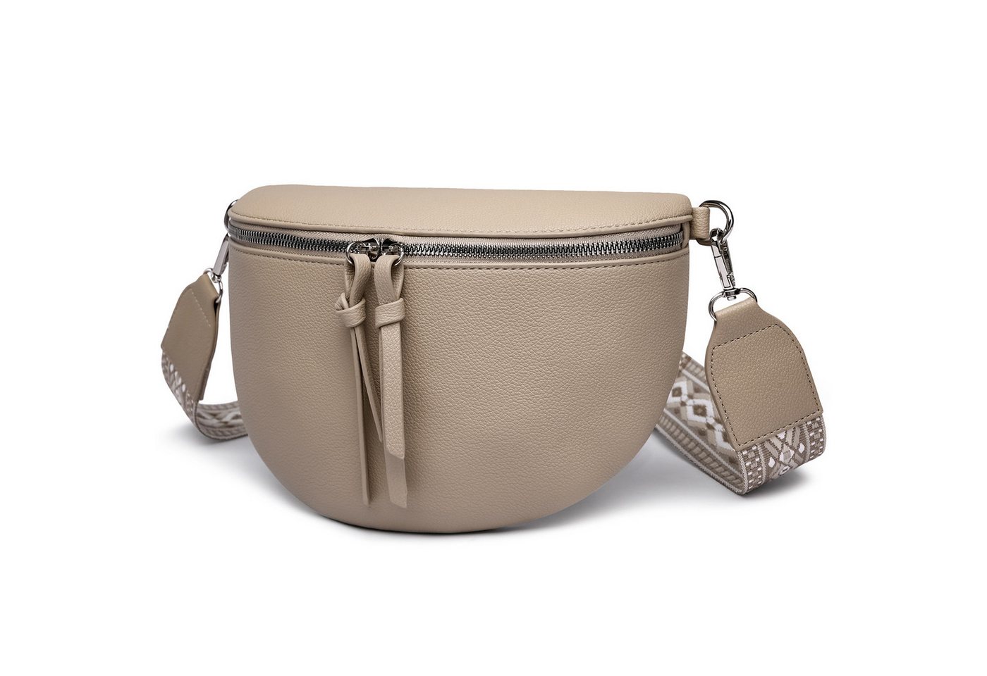 Fomax Bauchtasche aus Kunstleder, Damen Umhängetasche, mit Schulterriemen – Bild 2 von 5