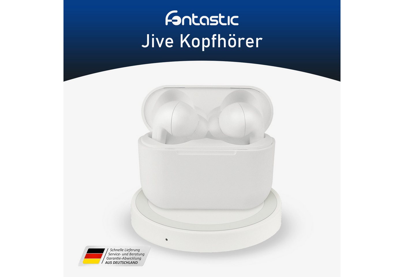 fontastic Jive In Ear Bluetooth Kopfhörer Kabellos Wireless Headset In-Ear-Kopfhörer – Bild 2 von 5