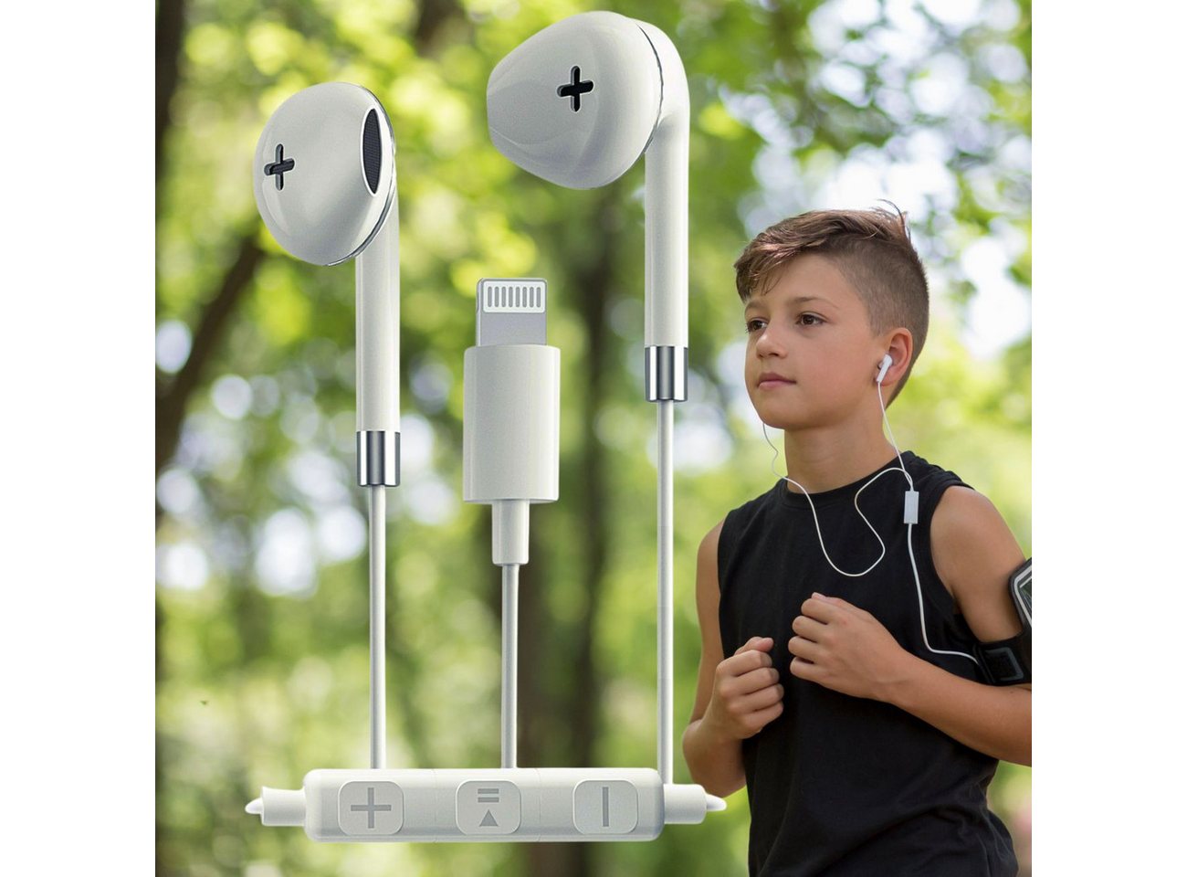 fontastic Lightning Kopfhörer AP01 In-Ear-Kopfhörer – Bild 3 von 4