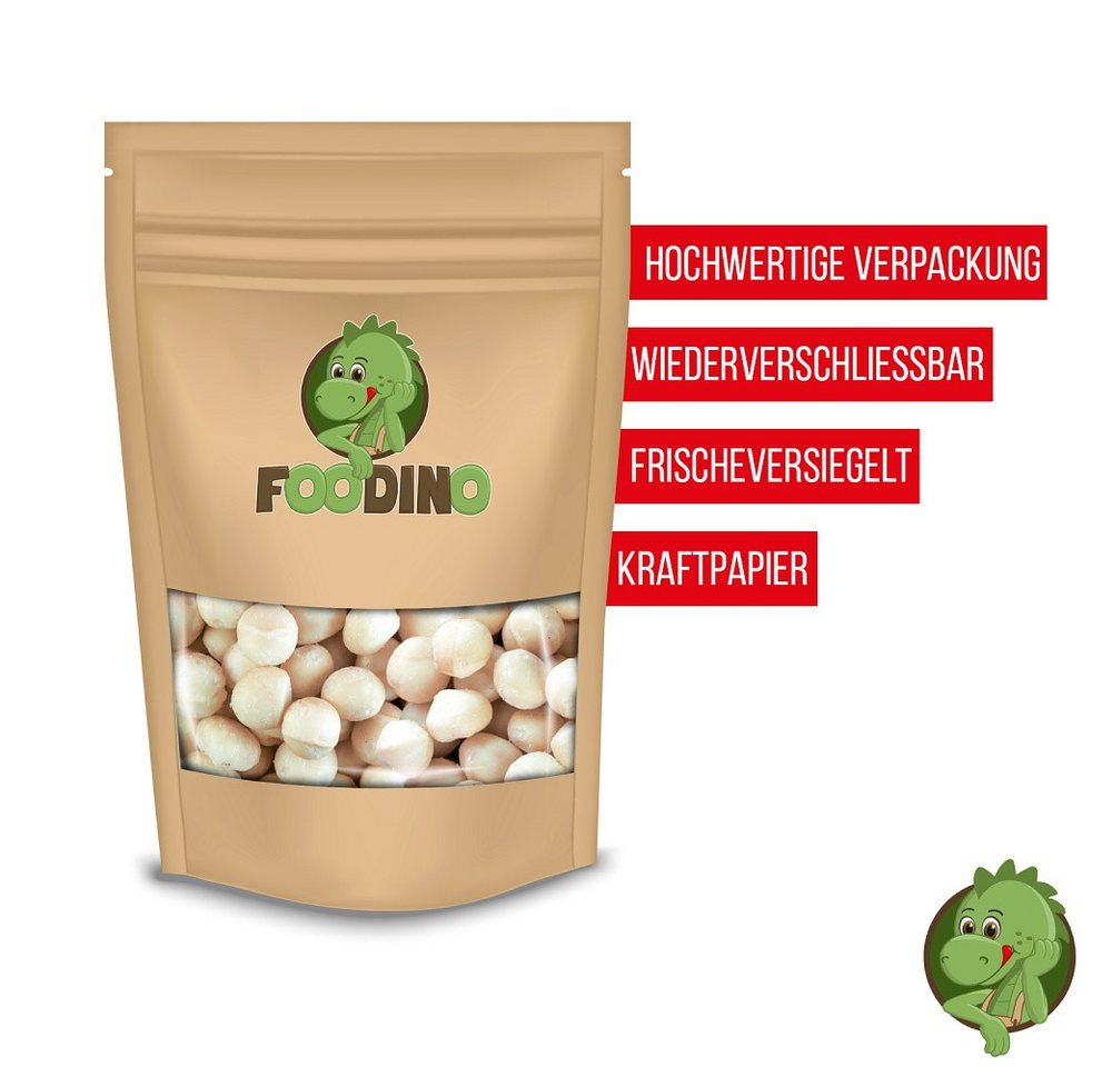 Foodino Nüsse Macadamia, 1 x, Ganze Kerne naturbelassen – Bild 5 von 5