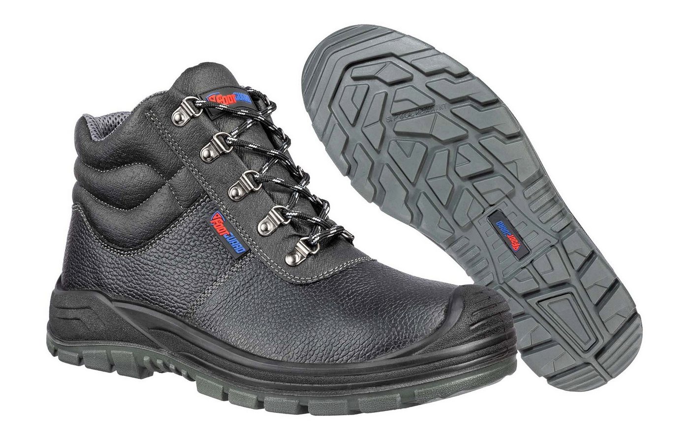 Footguard FOOTGUARD SOLID MID Sicherheitsschuh S3 Sicherheitsschuh Abriebfeste Elemente – Bild 3 von 5