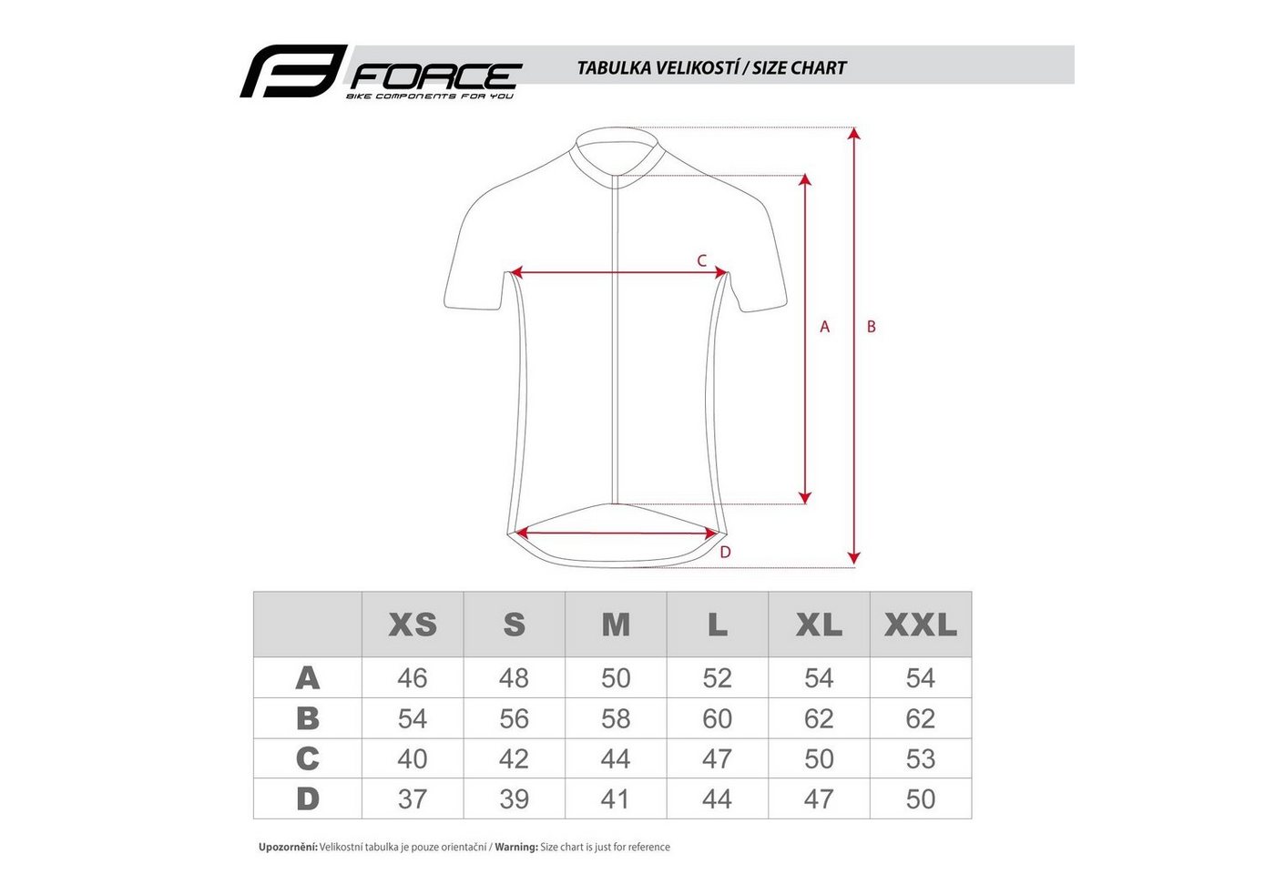 FORCE Radtrikot Jersey LIFE kurzarm, Damen, Orange %%% – Bild 3 von 3