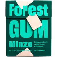 FOREST GUM Kaugummi Minze, zuckerfrei und plastikfrei, 20 g