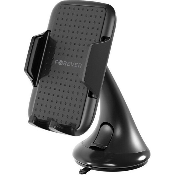 Forever Smartphone-Halterung CH-100 Auto-Handyhalterung Schwarz mit Saugnapf und 360°-Drehkopf, (bis 6,5 Zoll, Einzelartikel, Einzelartikel, 360°-Drehkopf mit v