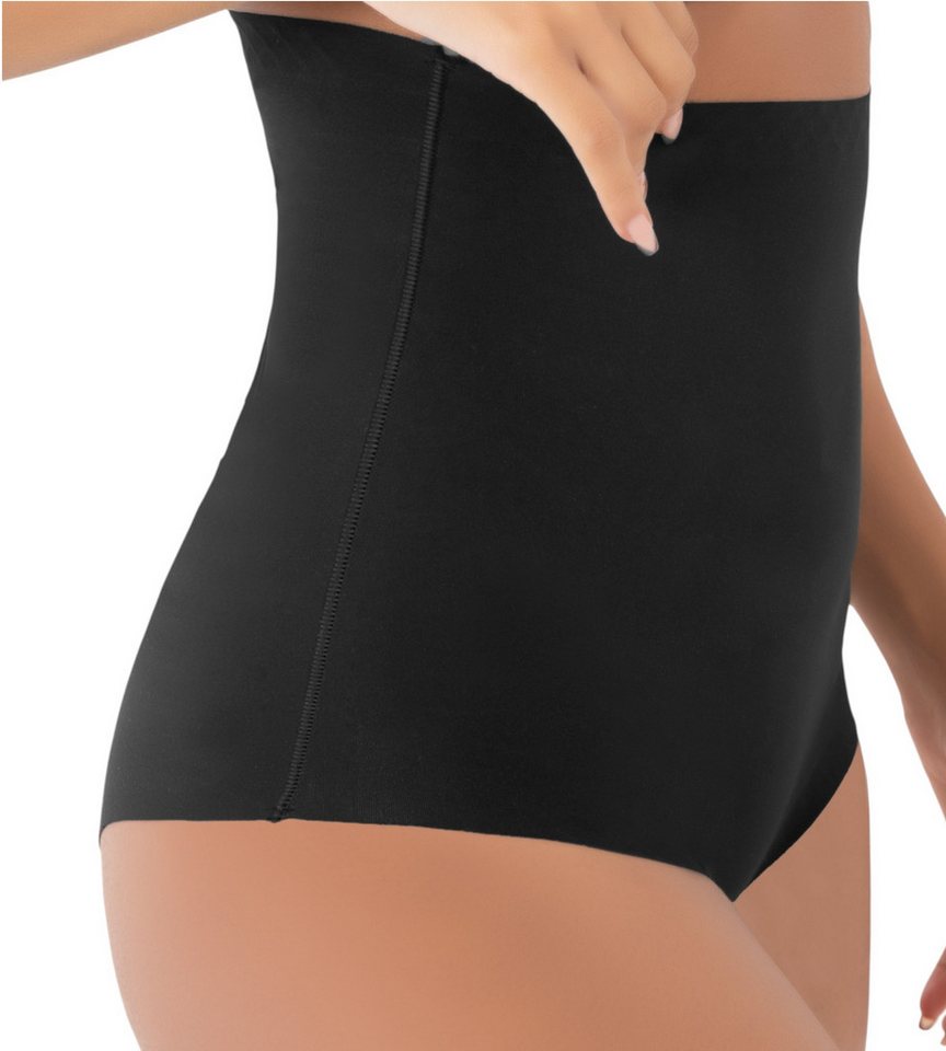 Formangel Miederslip mit hoher Taille, Lazer-Cut Corsage, Silikonbund Shapingwear (1-St) rutschfester Silikonbund, formt Bauch & Taille – Bild 4 von 5