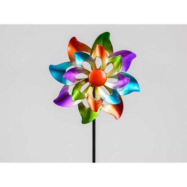 formano Deko-Windrad Sommerzeit, Farbe: Mehrfarbig, Höhe: 110cm